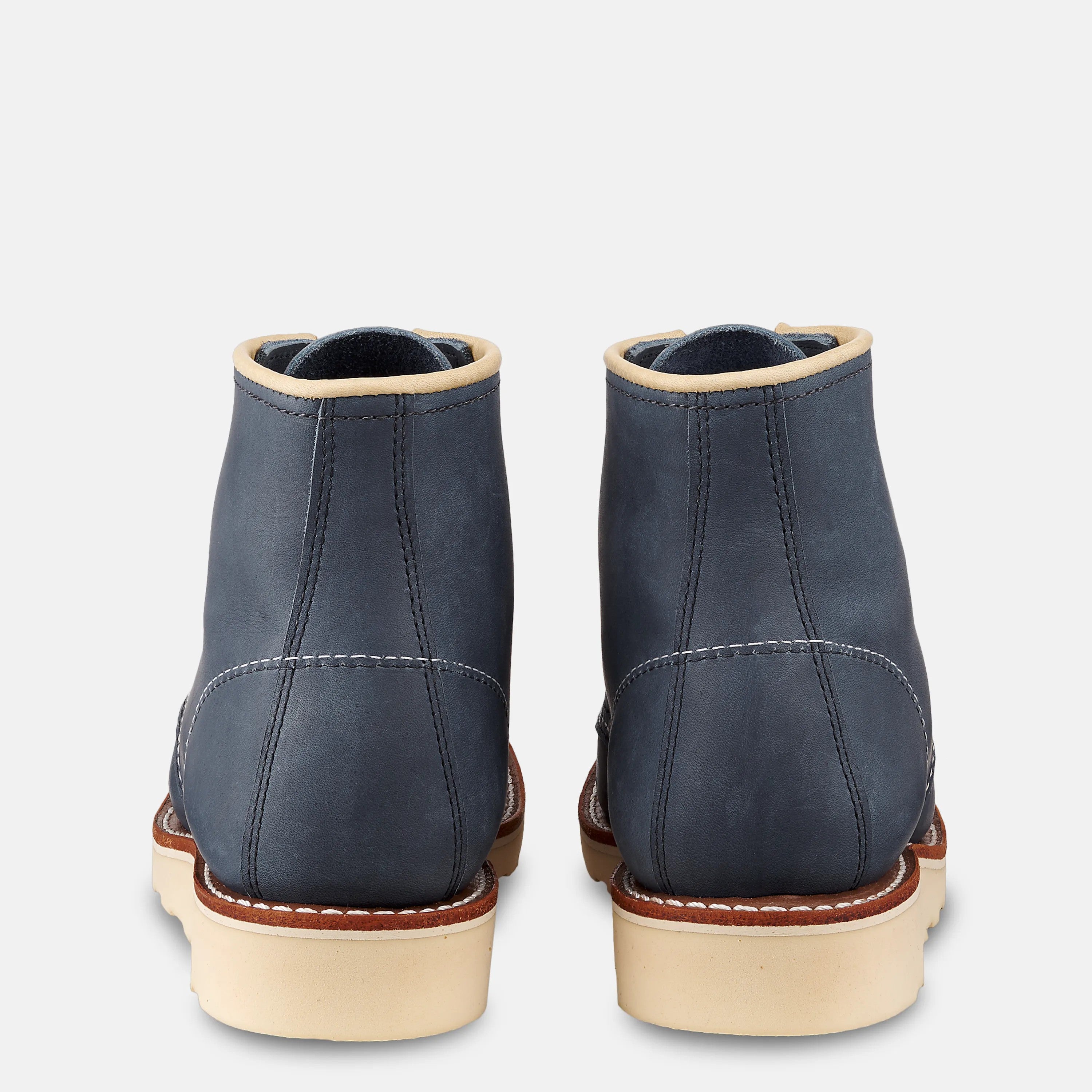 Red Wing Shoes | 6-Inch Moc Short Boot in Blue Leather 3353 | Red Wing Heritage