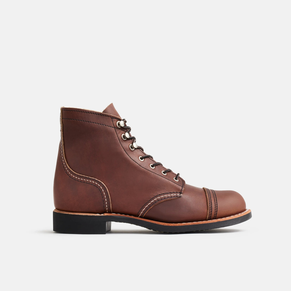 Red Wing Shoes | Iron Ranger Short Boot in Dark Brown Leather 3365 | Red Wing Heritage