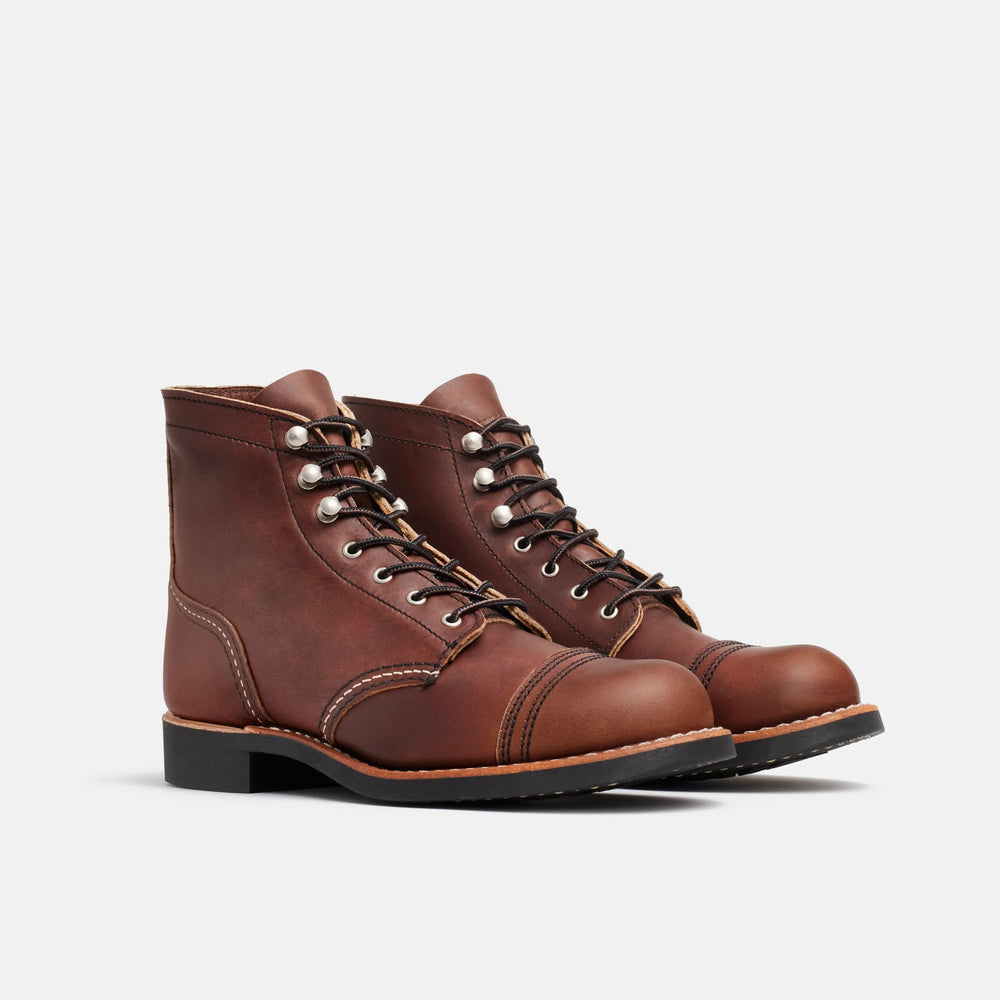 Red Wing Shoes | Iron Ranger Short Boot in Dark Brown Leather 3365 | Red Wing Heritage