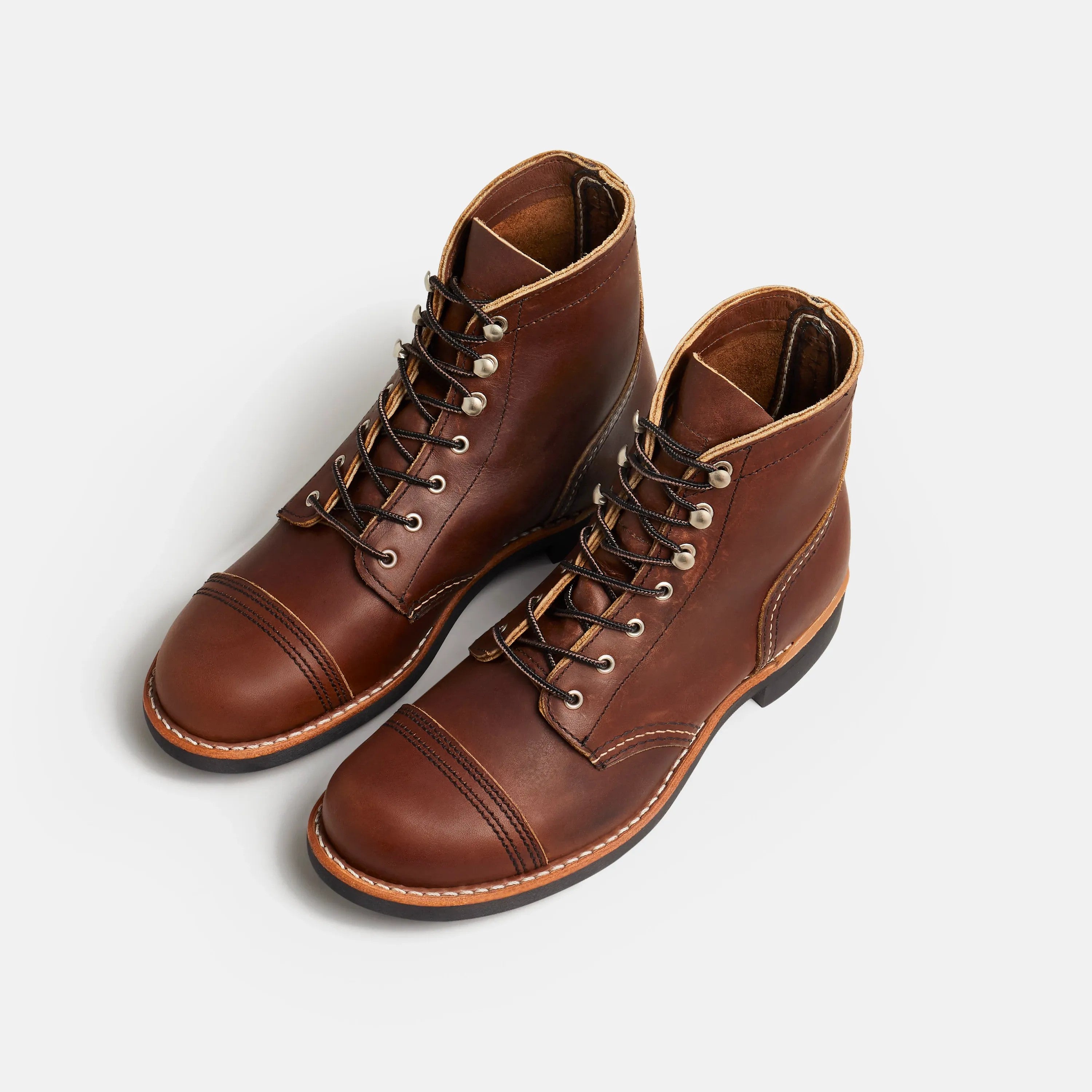 Red Wing Shoes | Iron Ranger Short Boot in Dark Brown Leather 3365 | Red Wing Heritage
