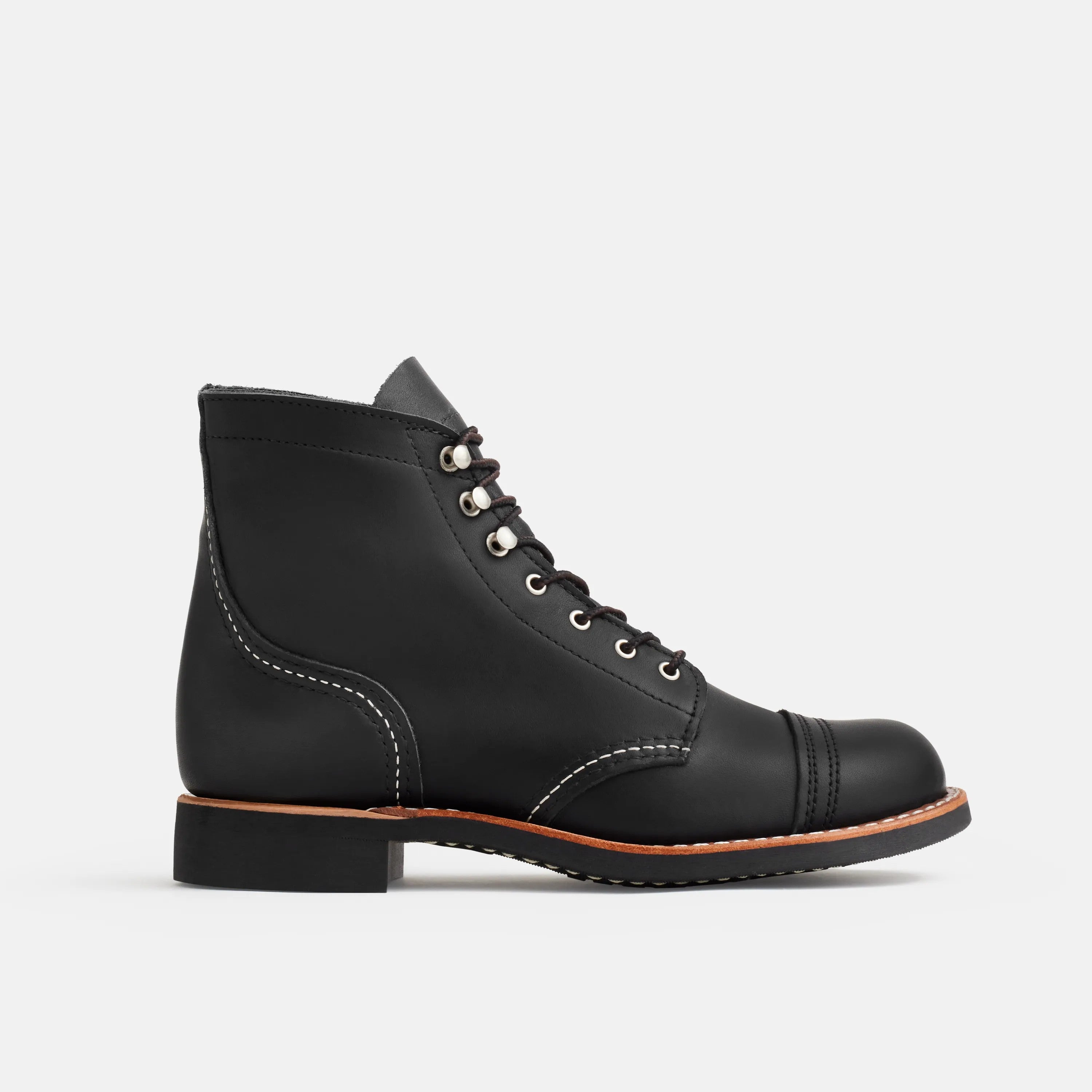 Red Wing Shoes | Iron Ranger Short Boot in Black Leather 3366 | Red Wing Heritage