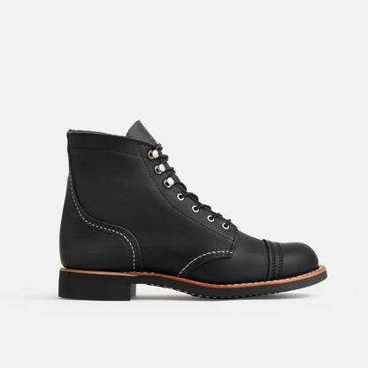 Red Wing Shoes | Iron Ranger Short Boot in Black Leather 3366 | Red Wing Heritage