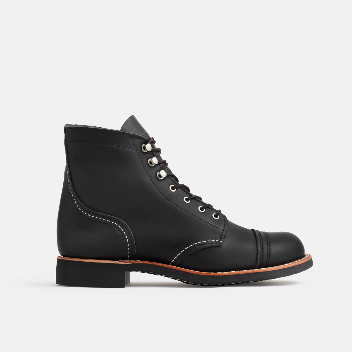Red Wing Shoes | Iron Ranger Short Boot in Black Leather 3366 | Red Wing Heritage
