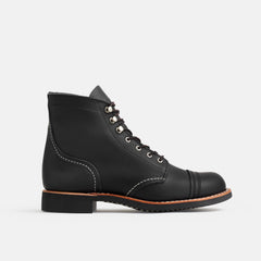 Red Wing Shoes | Iron Ranger Short Boot in Black Leather 3366 | Red Wing Heritage