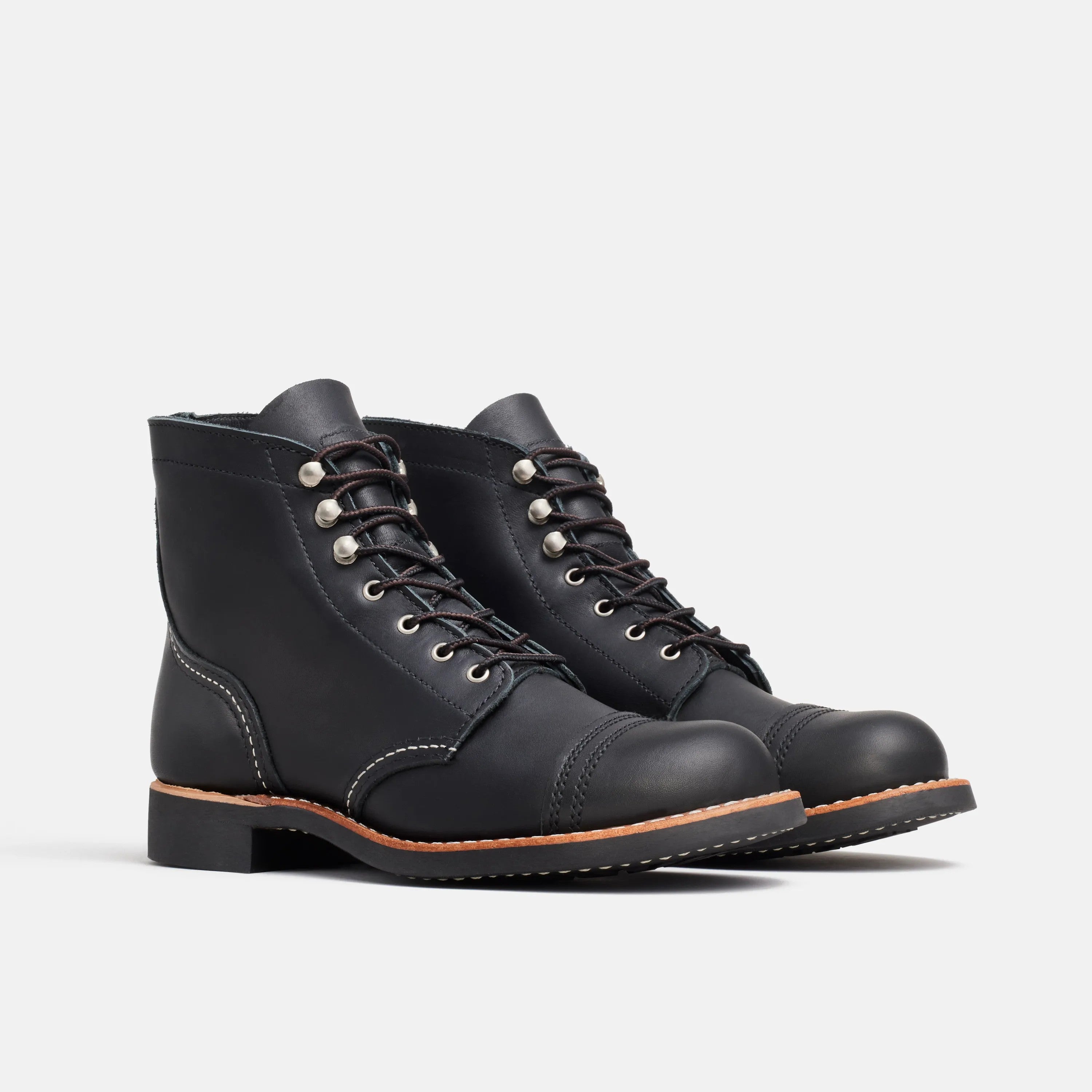 Red Wing Shoes | Iron Ranger Short Boot in Black Leather 3366 | Red Wing Heritage