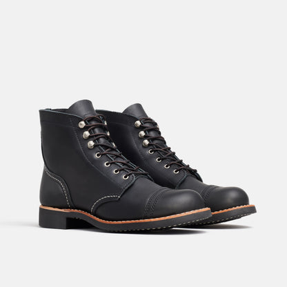 Red Wing Shoes | Iron Ranger Short Boot in Black Leather 3366 | Red Wing Heritage