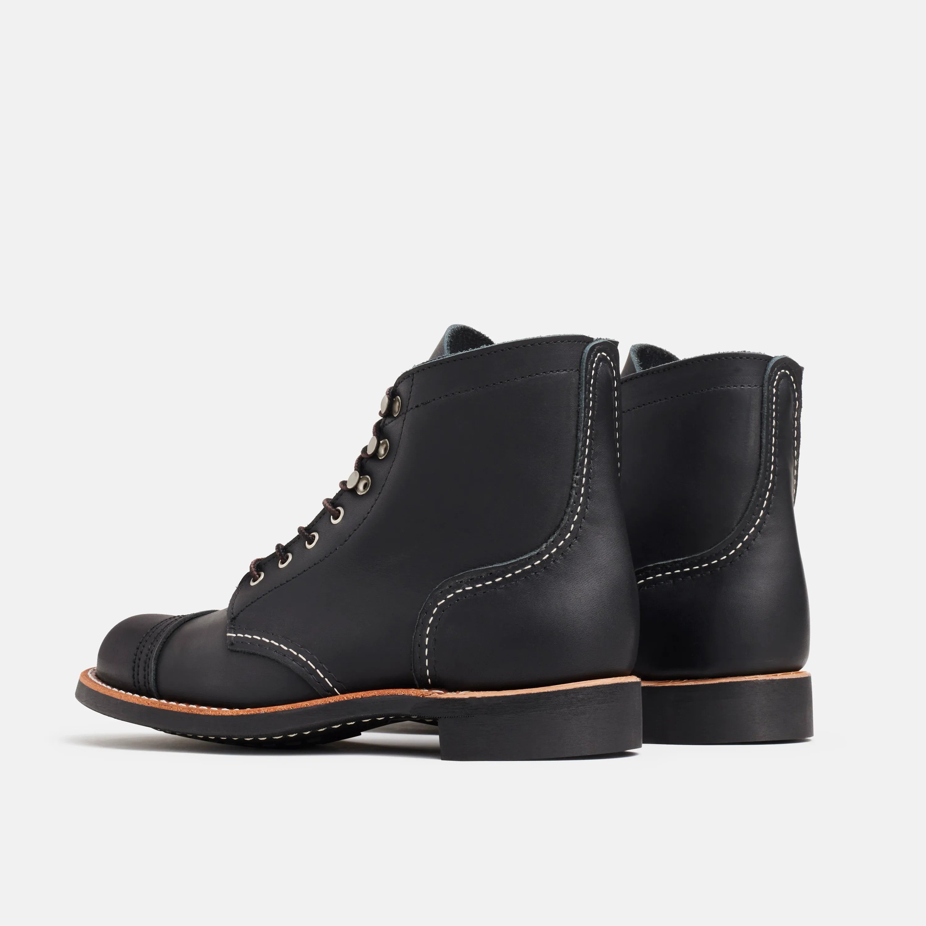 Red Wing Shoes | Iron Ranger Short Boot in Black Leather 3366 | Red Wing Heritage
