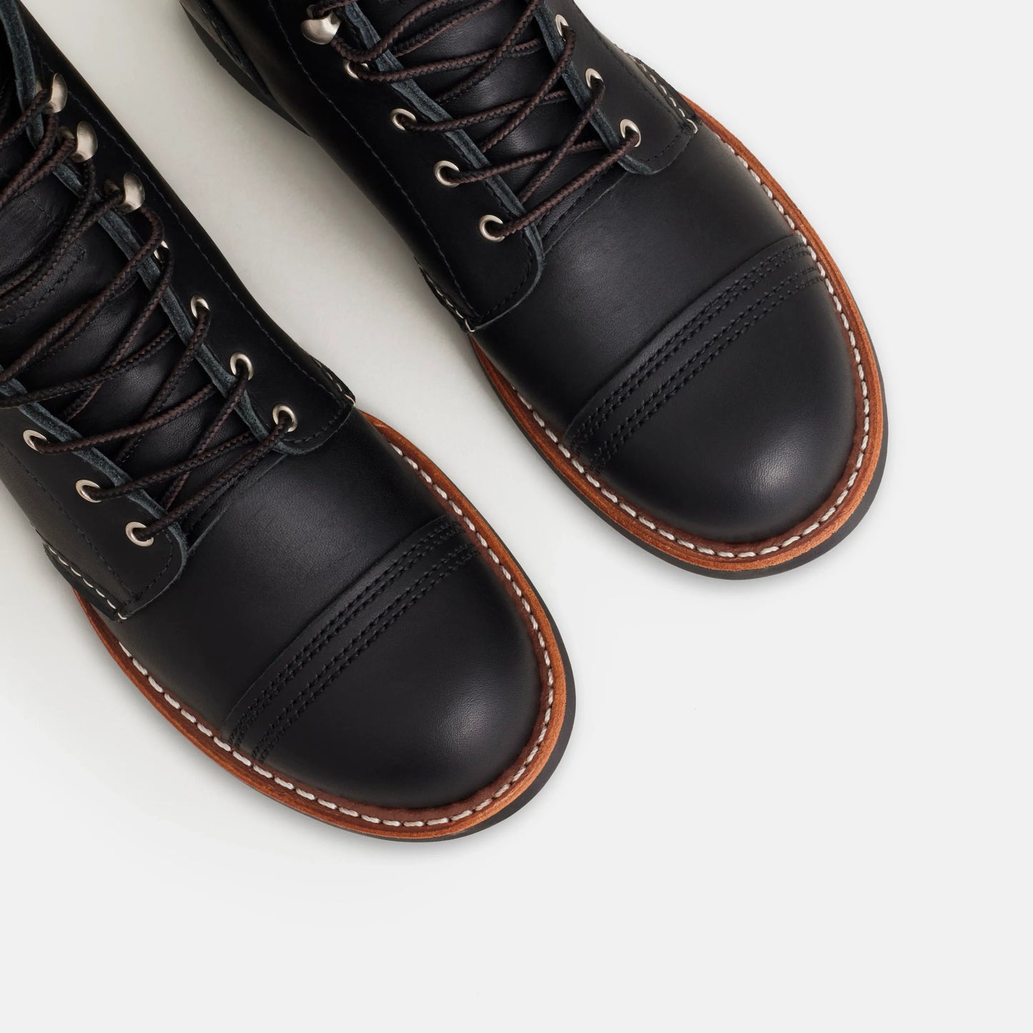 Red Wing Shoes | Iron Ranger Short Boot in Black Leather 3366 | Red Wing Heritage