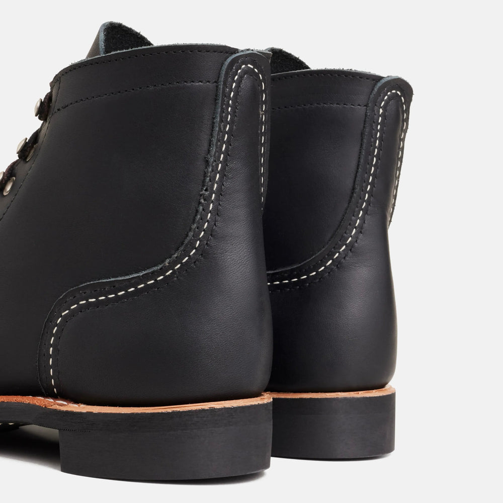 Red Wing Shoes | Iron Ranger Short Boot in Black Leather 3366 | Red Wing Heritage