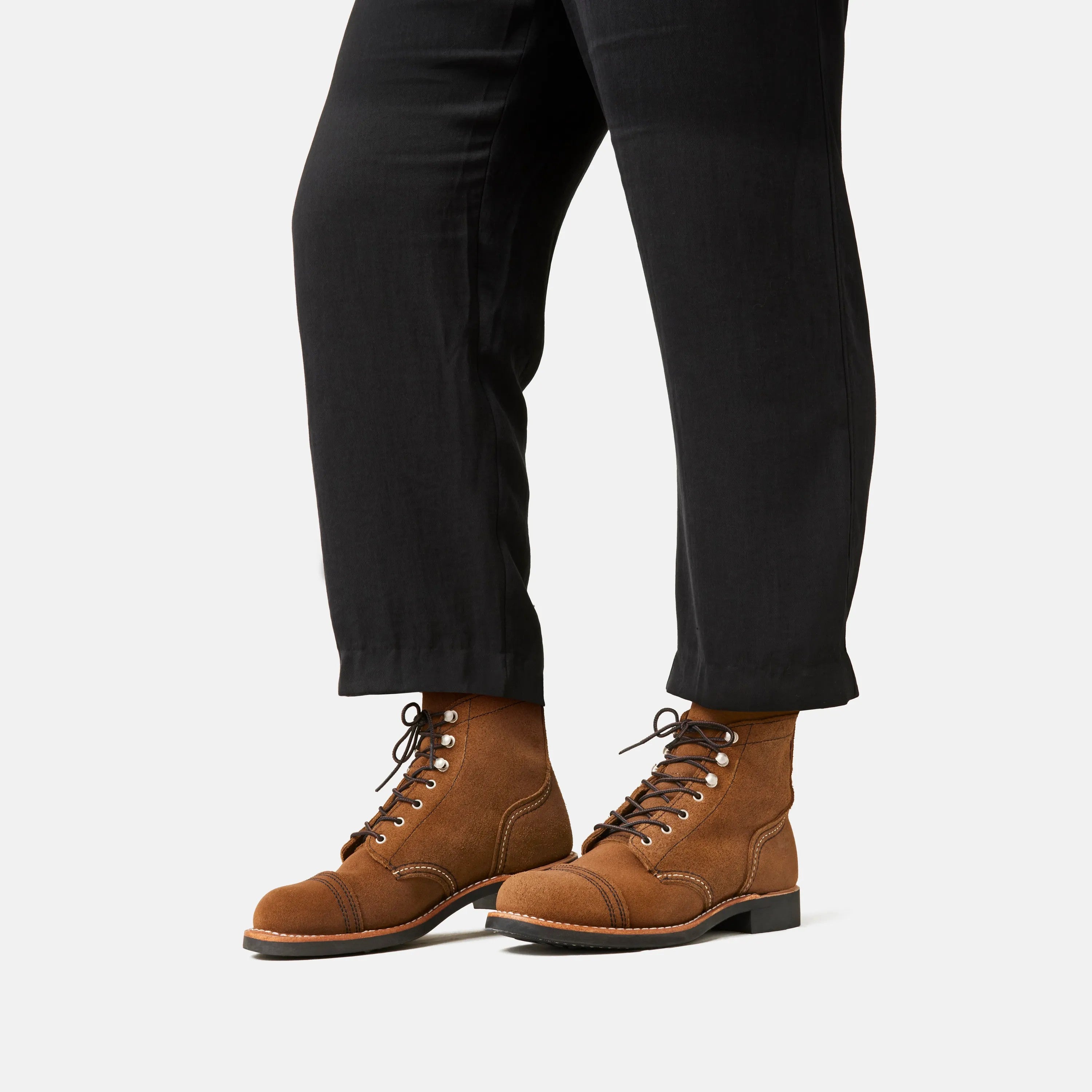 Red Wing Shoes | Iron Ranger Short Boot in Clove Acampo Leather 3364 | Red Wing Heritage