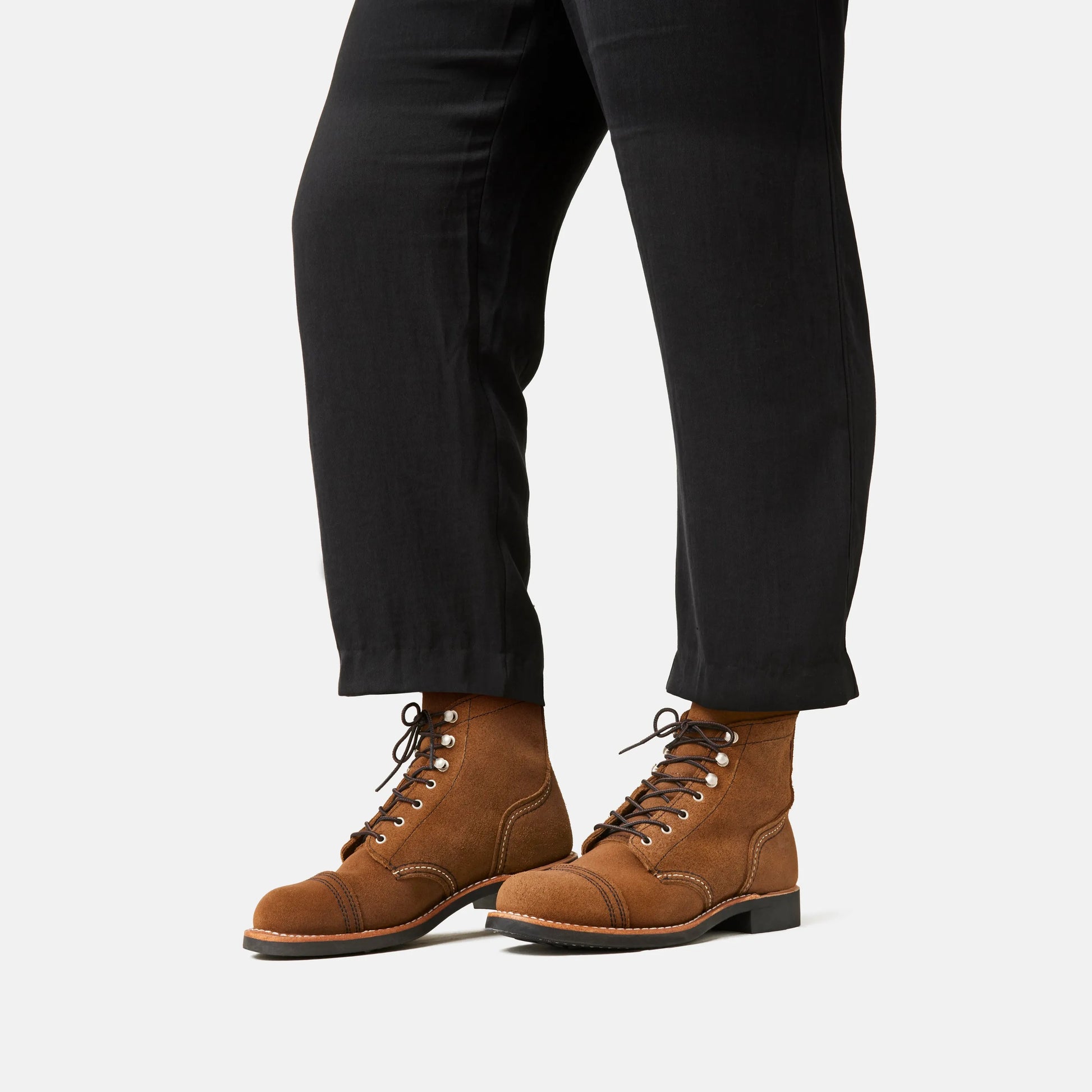 Red Wing Shoes | Iron Ranger Short Boot in Clove Acampo Leather 3364 | Red Wing Heritage