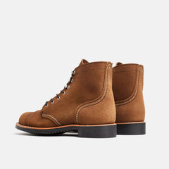 Red Wing Shoes | Iron Ranger Short Boot in Clove Acampo Leather 3364 | Red Wing Heritage