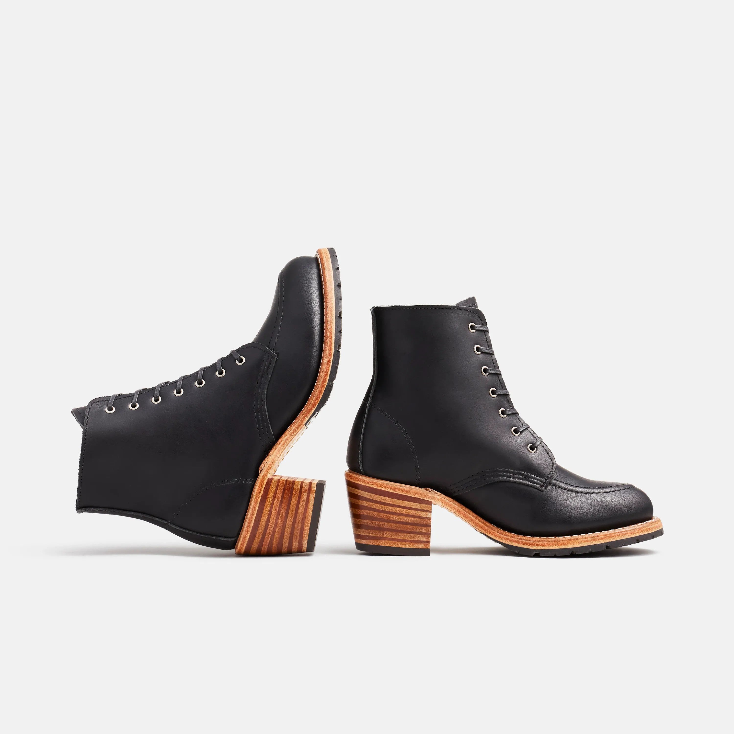 Red Wing Shoes | Clara Heeled Boot in Black Leather 3405 | Red Wing Heritage