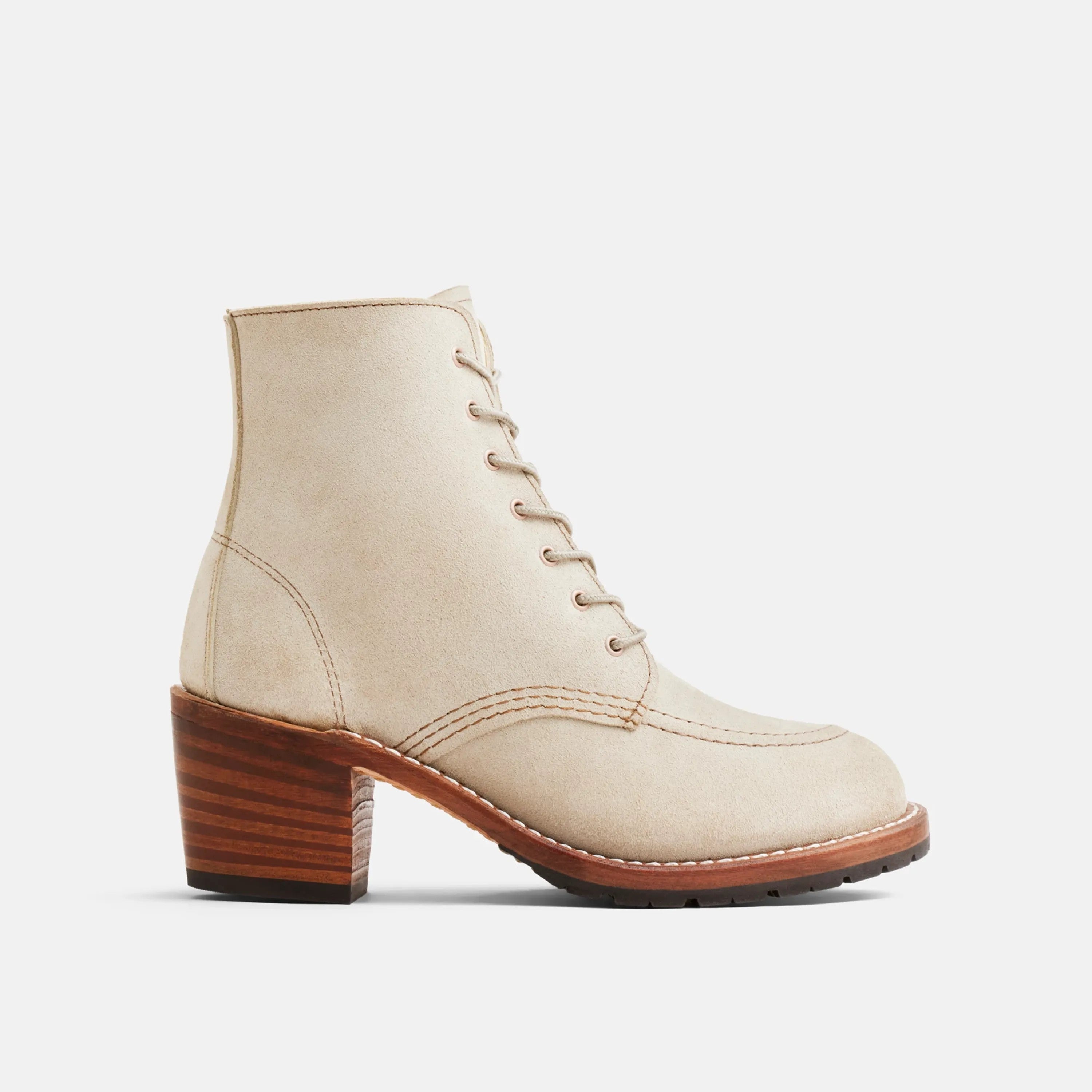 Red Wing Shoes | Clara Heeled Boot in White Leather 3409 | Red Wing Heritage