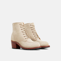 Red Wing Shoes | Clara Heeled Boot in White Leather 3409 | Red Wing Heritage