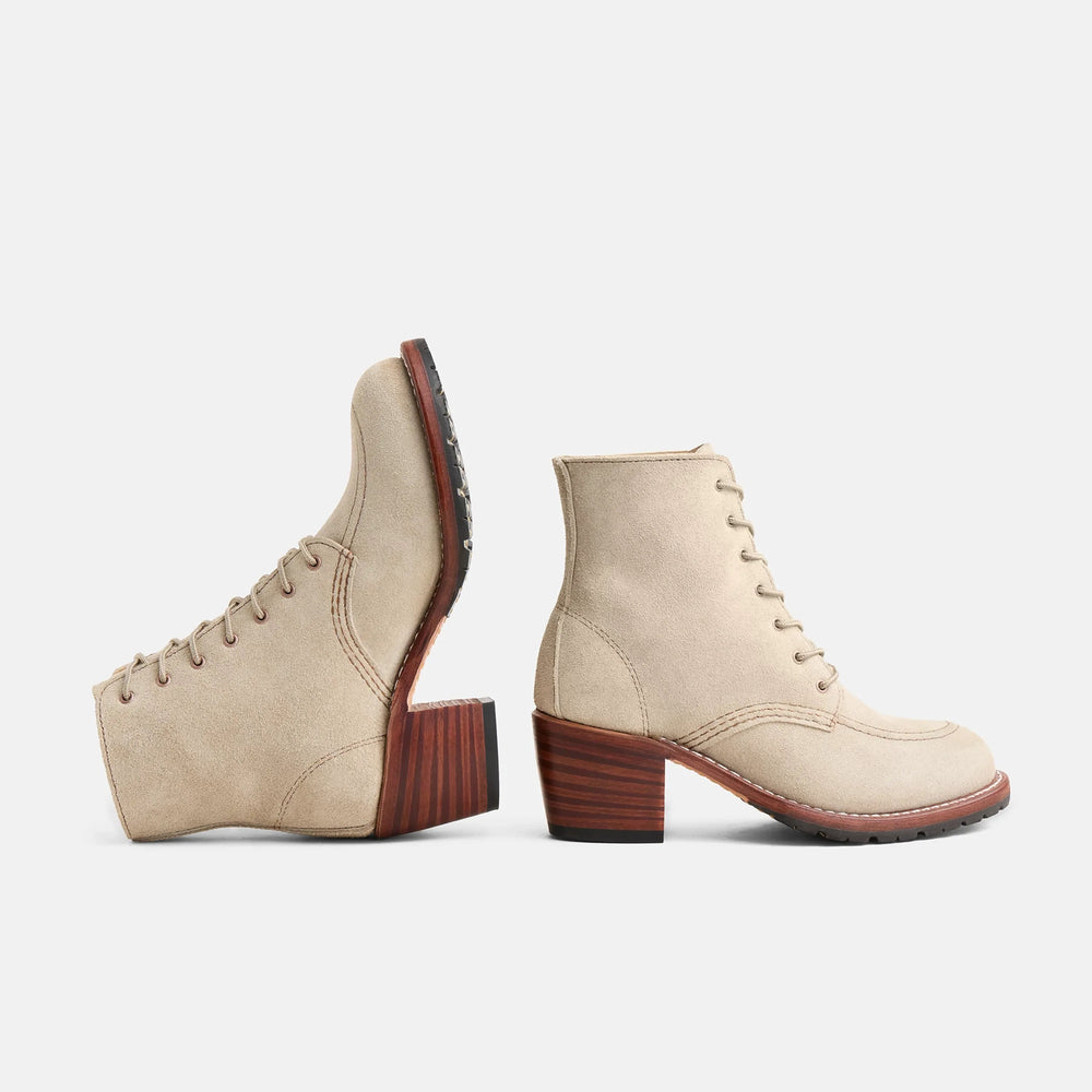 Red Wing Shoes | Clara Heeled Boot in White Leather 3409 | Red Wing Heritage