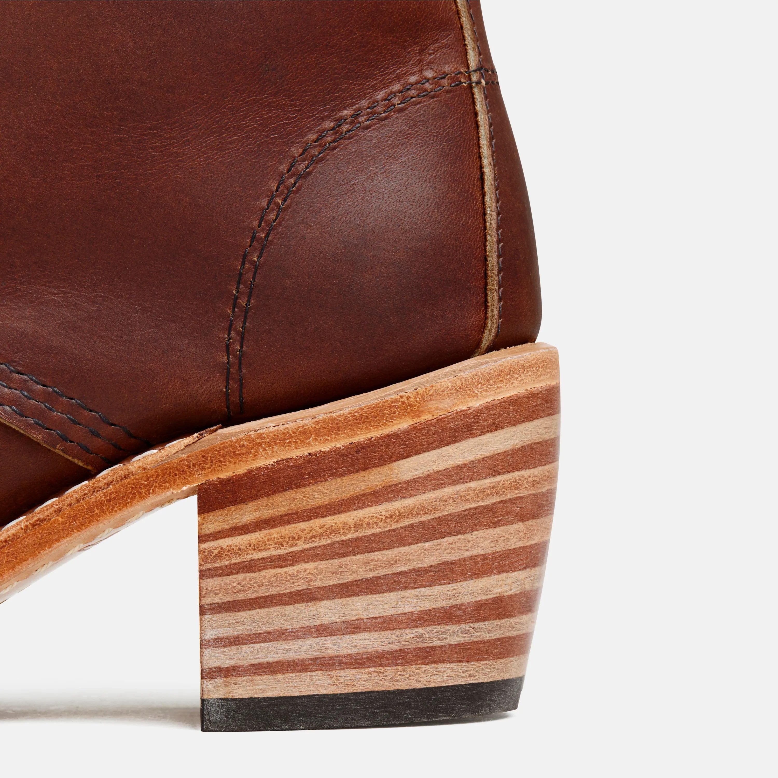 Red Wing Shoes | Clara Heeled Boot in Dark Brown Leather 3406