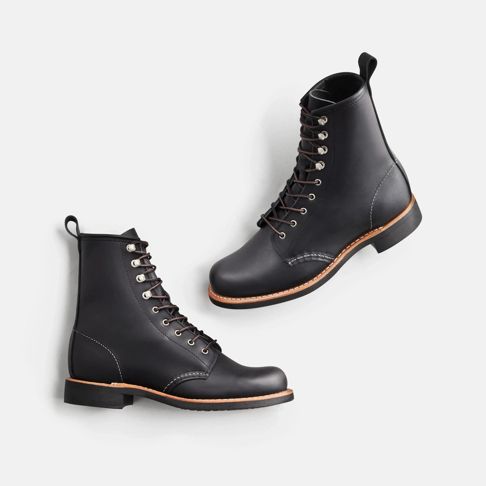 Red Wing Shoes | Silversmith Short Boot in Black Leather 3361 | Red Wing Heritage