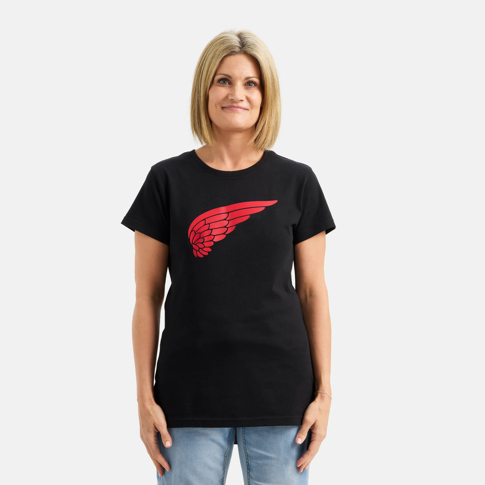 Red Wing Shoes | Short Sleeve Classic Wing Tee in Black 98484