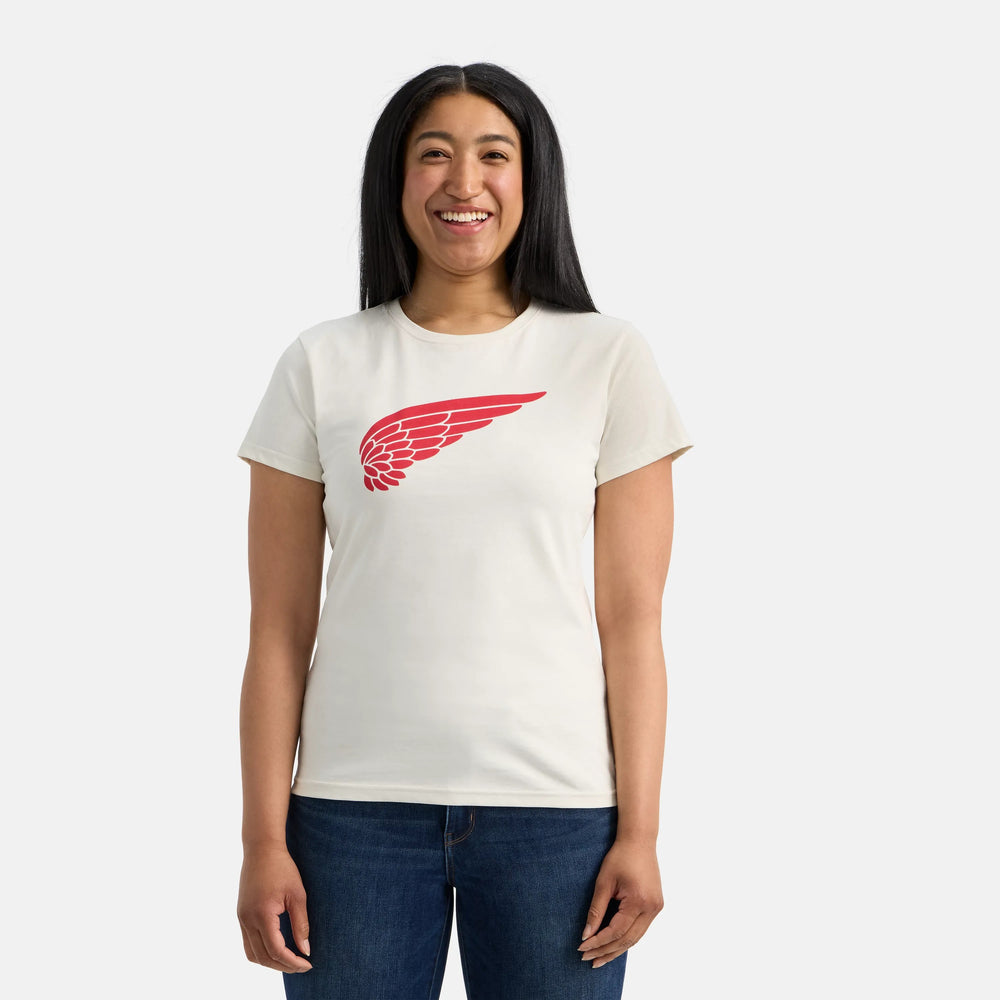 Red Wing Shoes | Short Sleeve Classic Wing Tee in White 98483