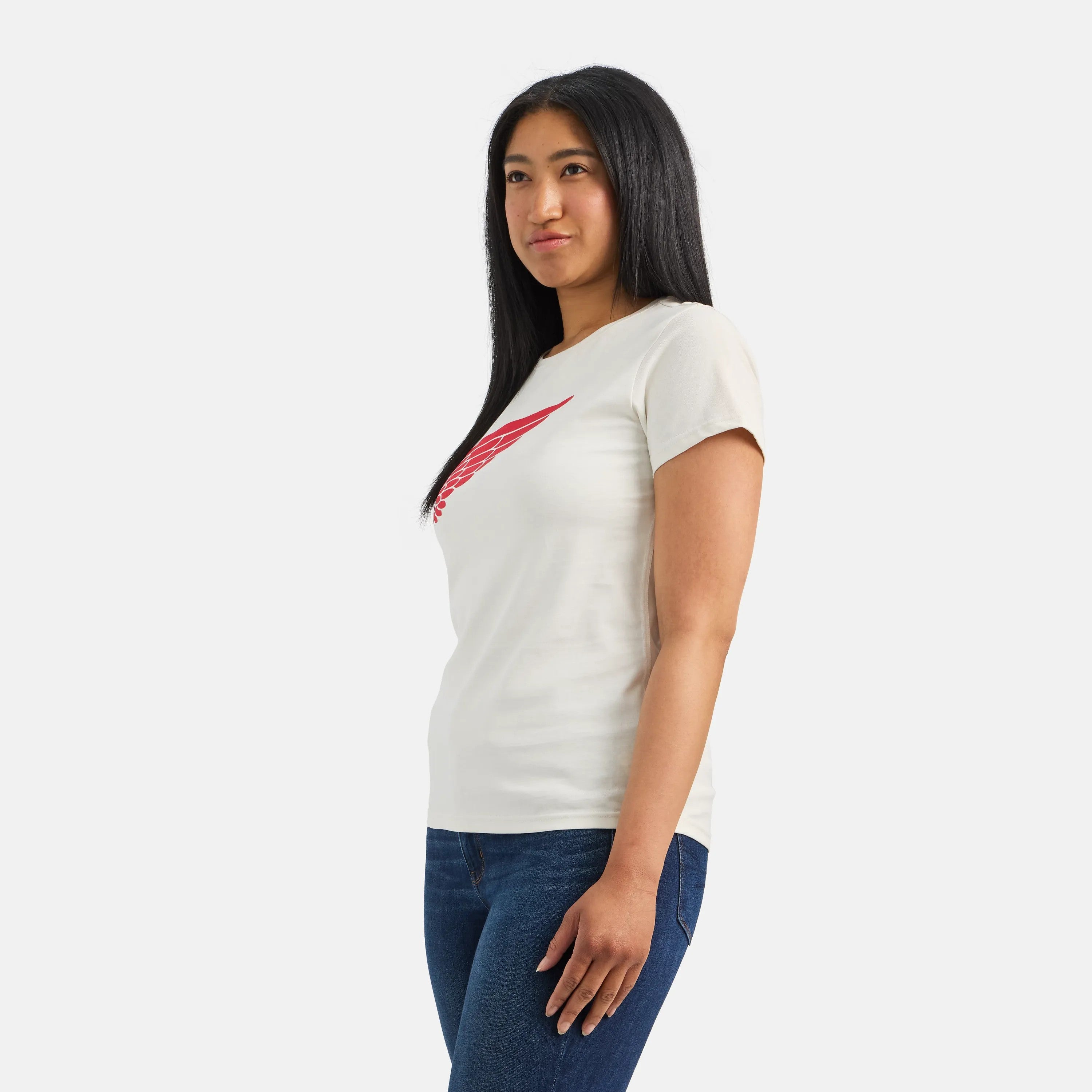 Red Wing Shoes | Short Sleeve Classic Wing Tee in White 98483