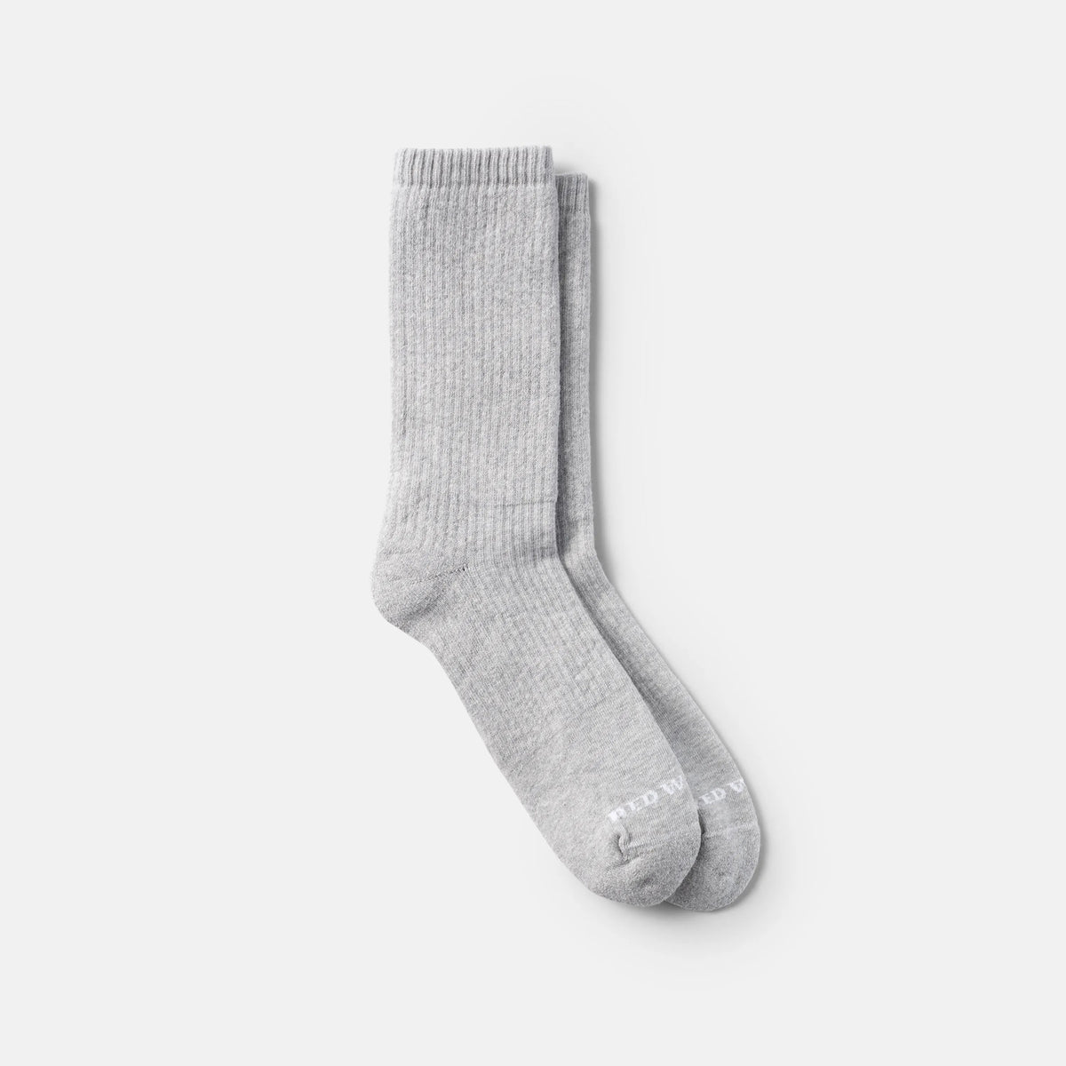 Red Wing Shoes | Unisex Cushion Crew Socks in Gray | Red Wing Heritage 97671