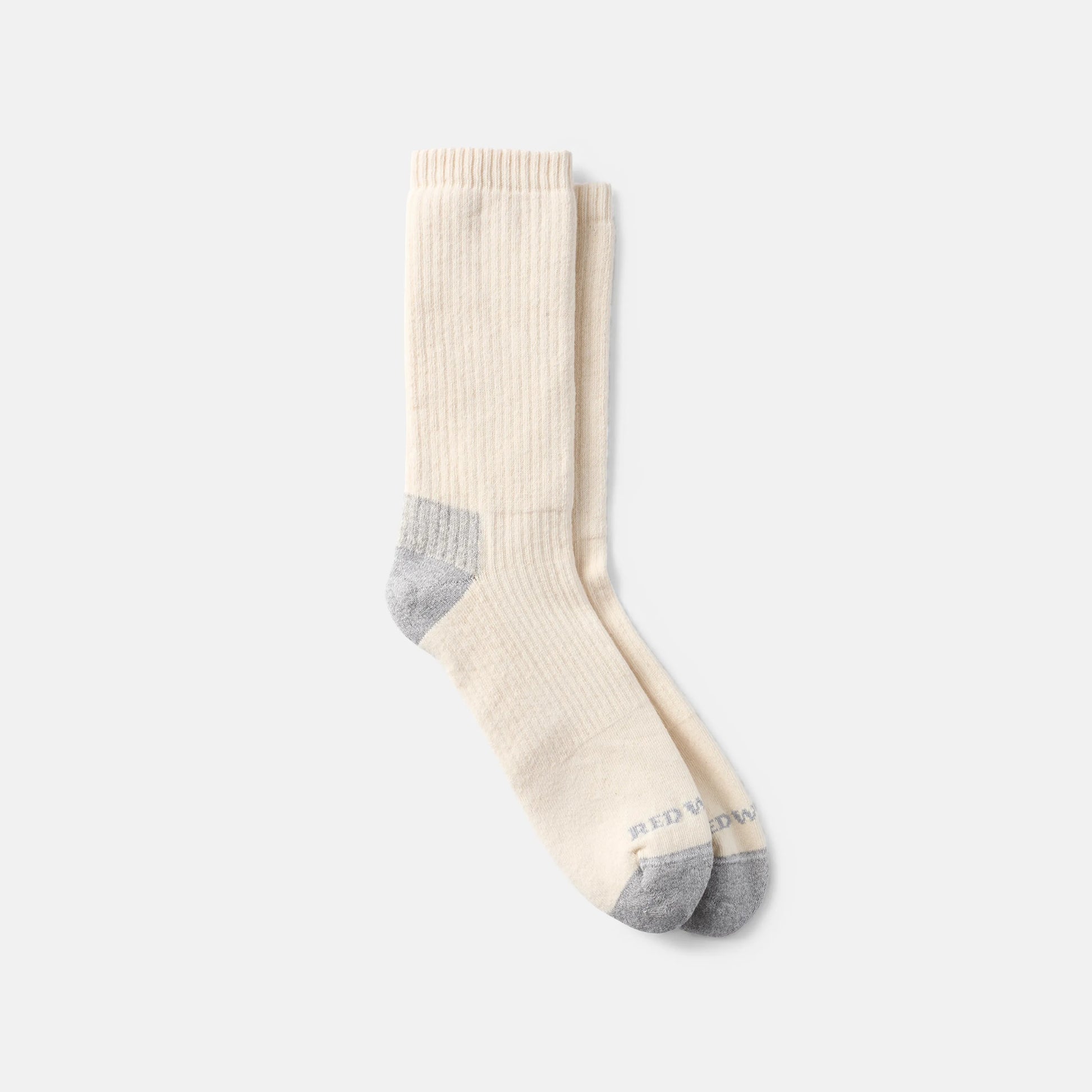 Red Wing Shoes | Unisex Cushion Crew Socks in Cream | Red Wing Heritage 97678