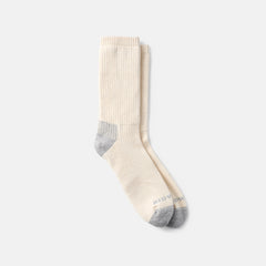 Red Wing Shoes | Unisex Cushion Crew Socks in Cream | Red Wing Heritage 97678