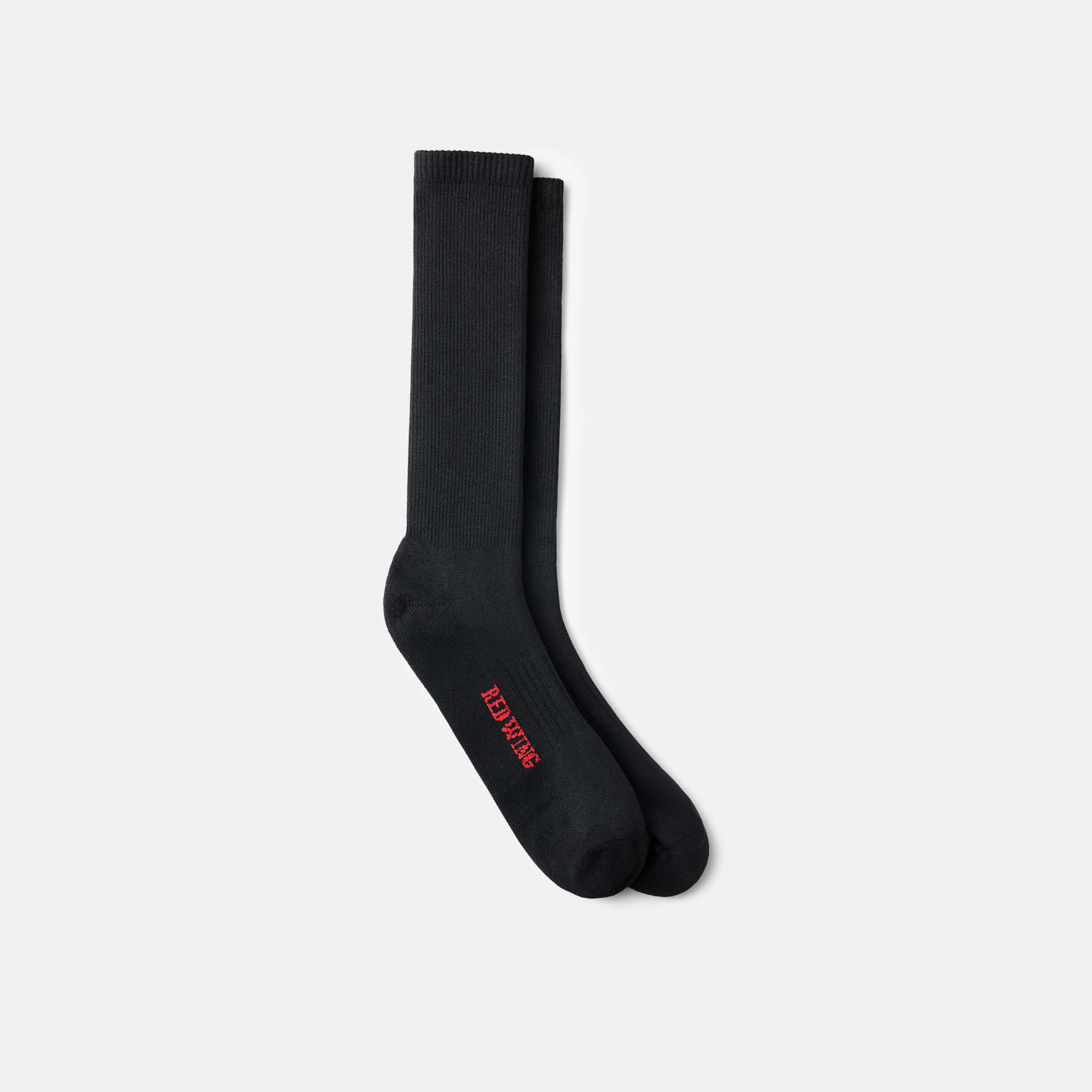 Red Wing Shoes | Unisex Breeze Nylon Crew Sock in Black 97305
