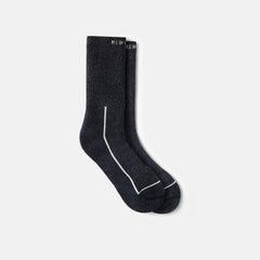 Red Wing Shoes | Unisex Steel-Toe Merino Wool Blend Crew Sock in Black 97394