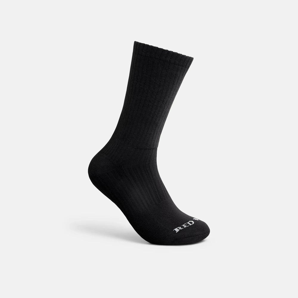 Red Wing Shoes | Unisex Cotton Blend Crew Sock in Black 97266