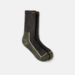 Red Wing Shoes | Unisex Steel-Toe Merino Wool Blend Crew Sock in Charcoal 97396