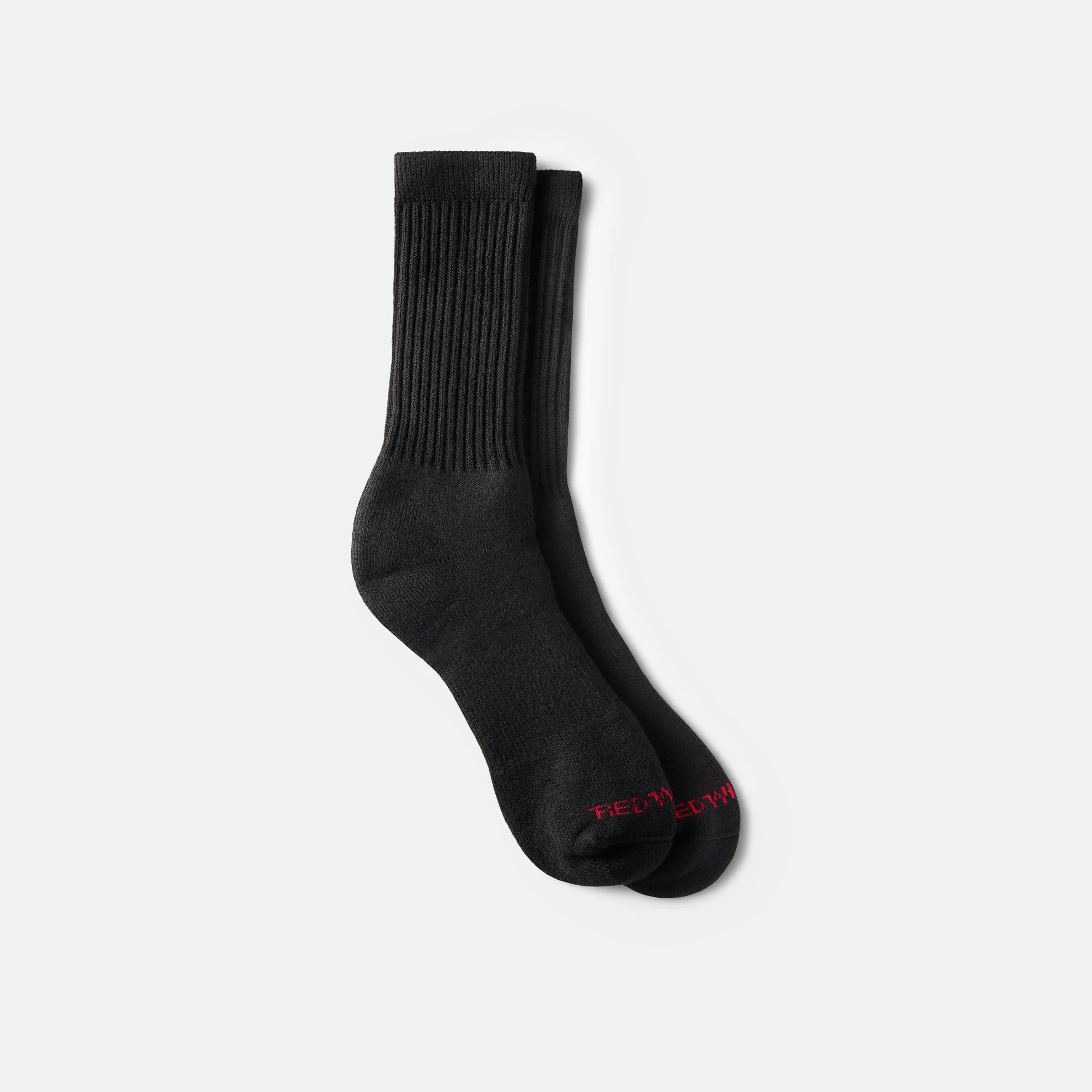 Red Wing Shoes | Unisex Acrylic Blend Crew Sock in Black 97308