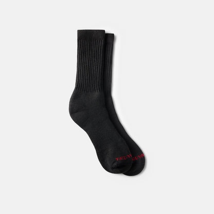 Red Wing Shoes | Unisex Acrylic Blend Crew Sock in Black 97308