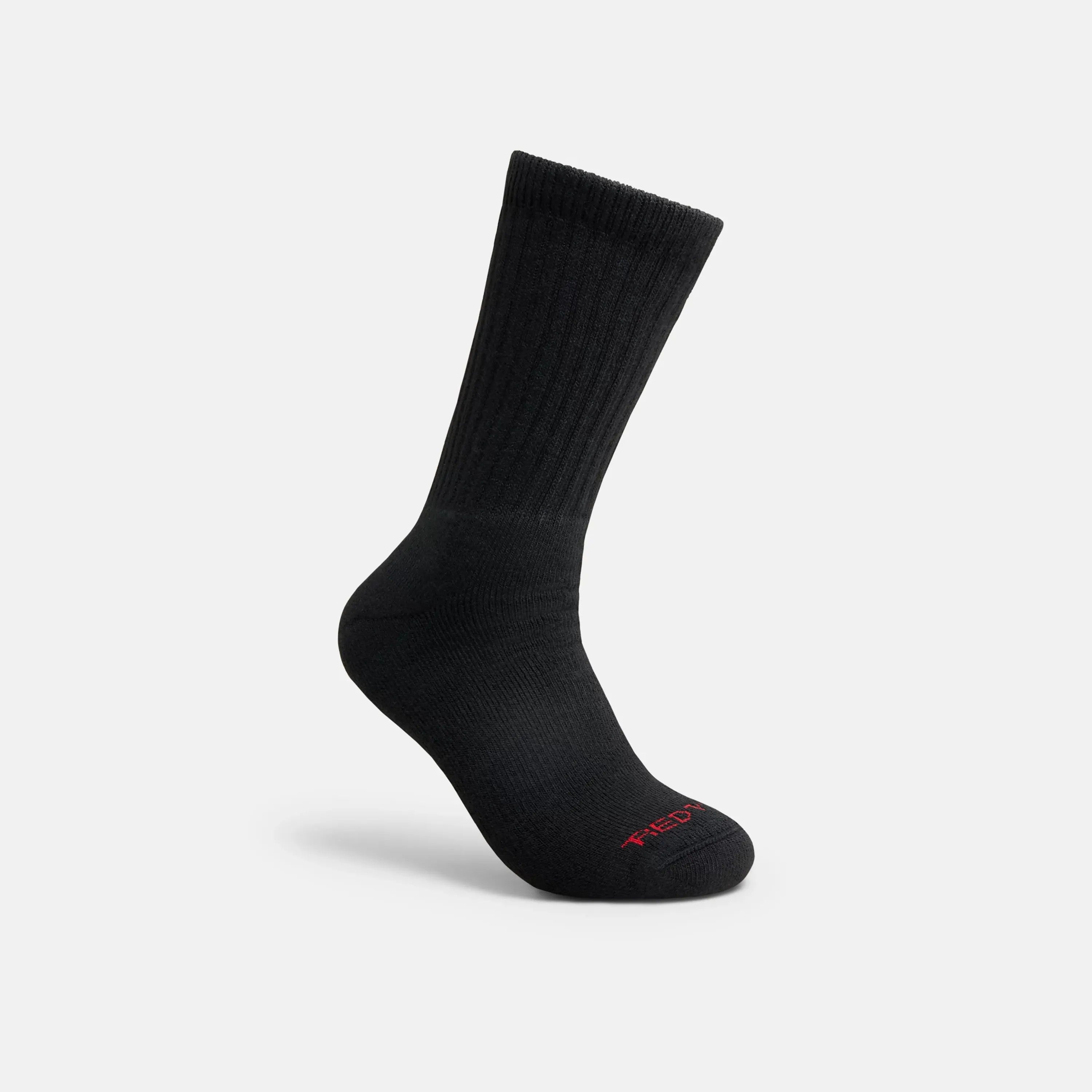 Red Wing Shoes | Unisex Acrylic Blend Crew Sock in Black 97308
