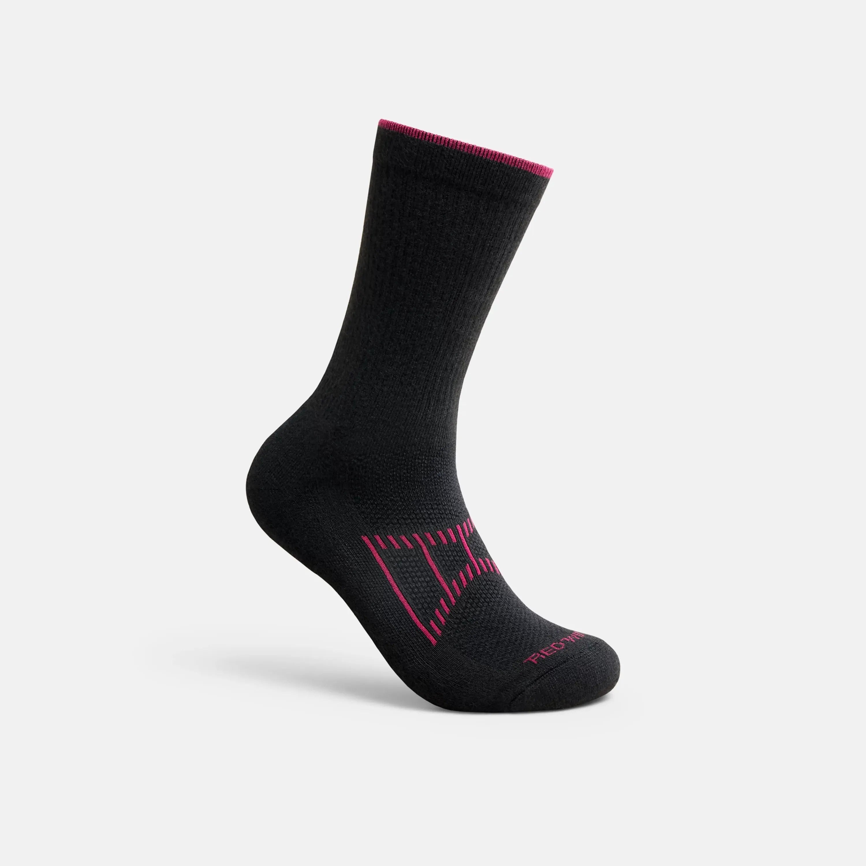 Red Wing Shoes | Unisex CoolMax® Blend Crew Sock in Black 97397