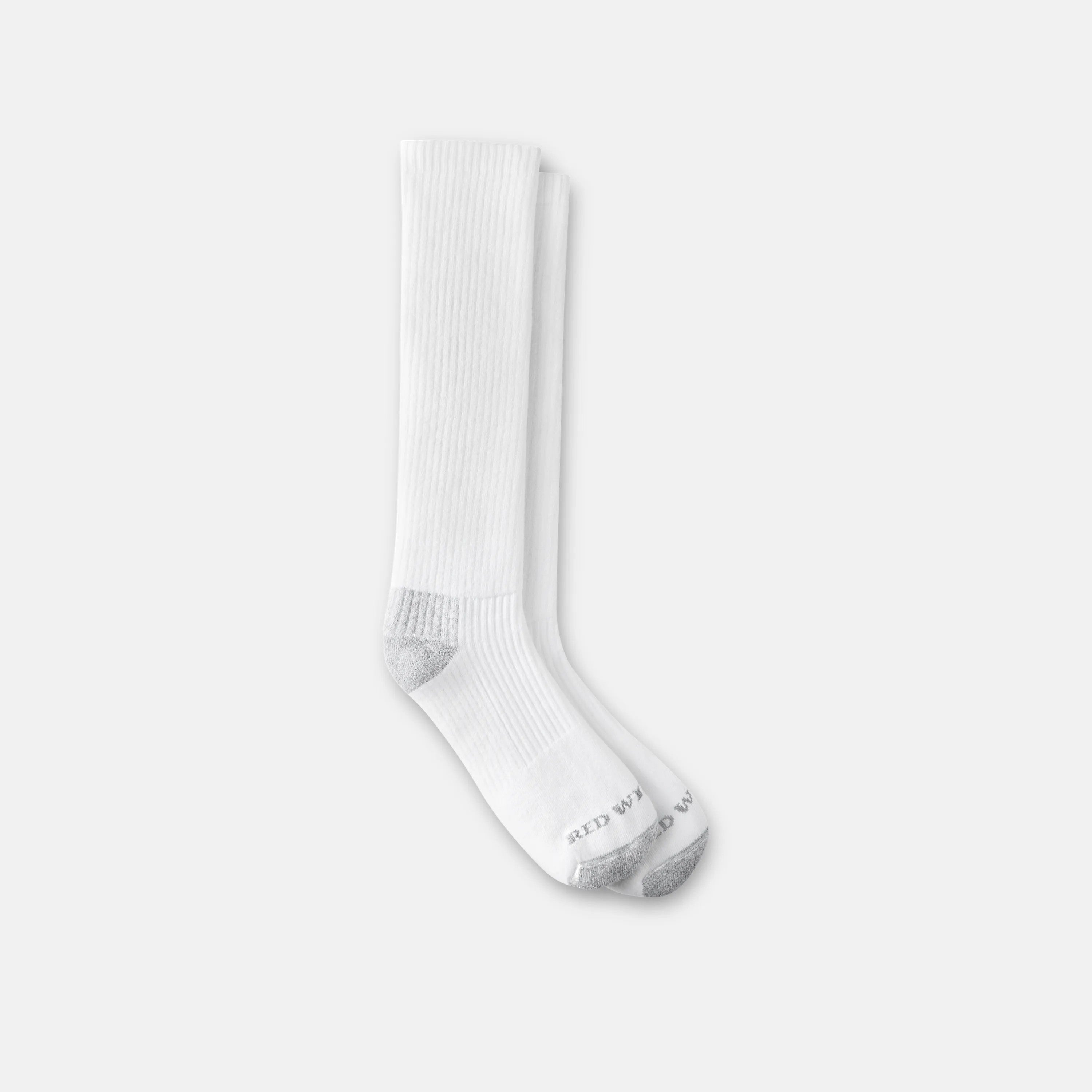 Red Wing Shoes | Unisex Cotton Blend Over-the-Calf Sock in White 97274