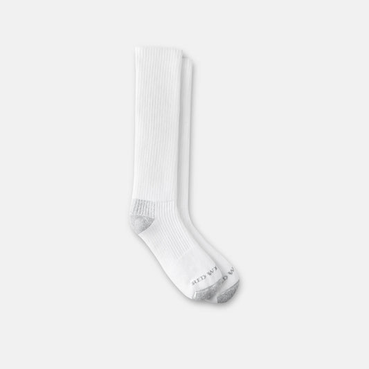 Red Wing Shoes | Unisex Cotton Blend Over-the-Calf Sock in White 97274