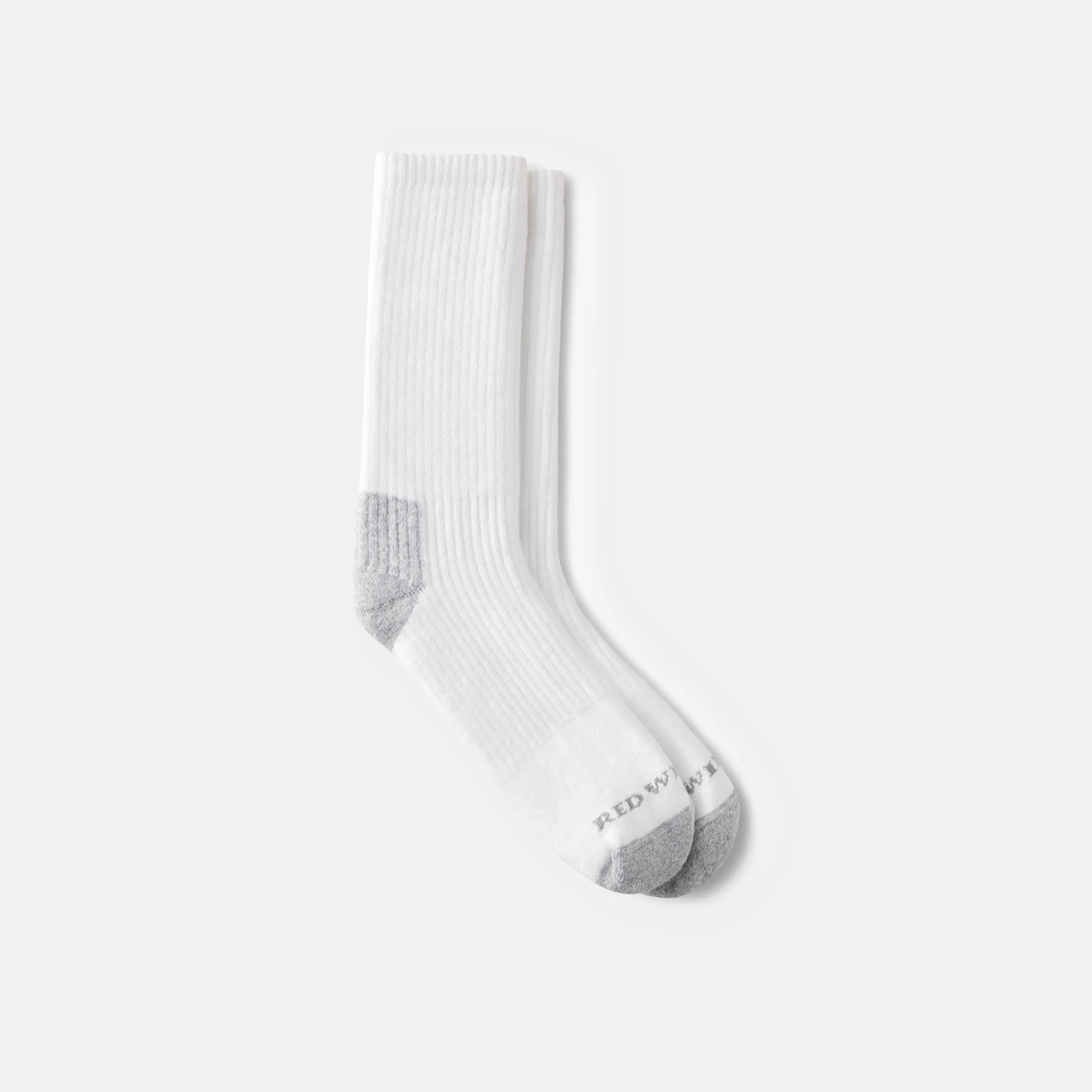 Red Wing Shoes | Unisex Cotton Blend Crew Sock in White 97265