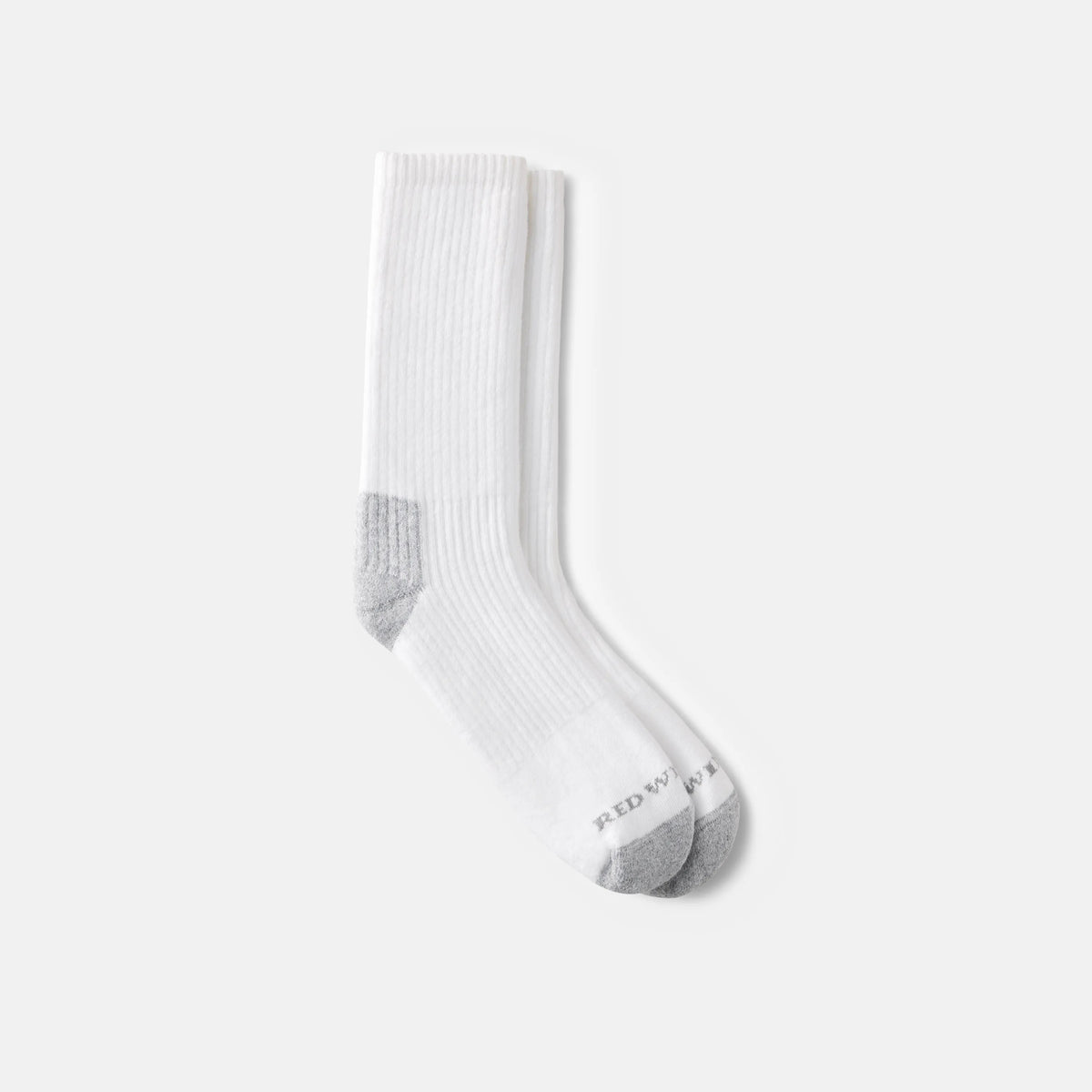 Red Wing Shoes | Unisex Cotton Blend Crew Sock in White 97265