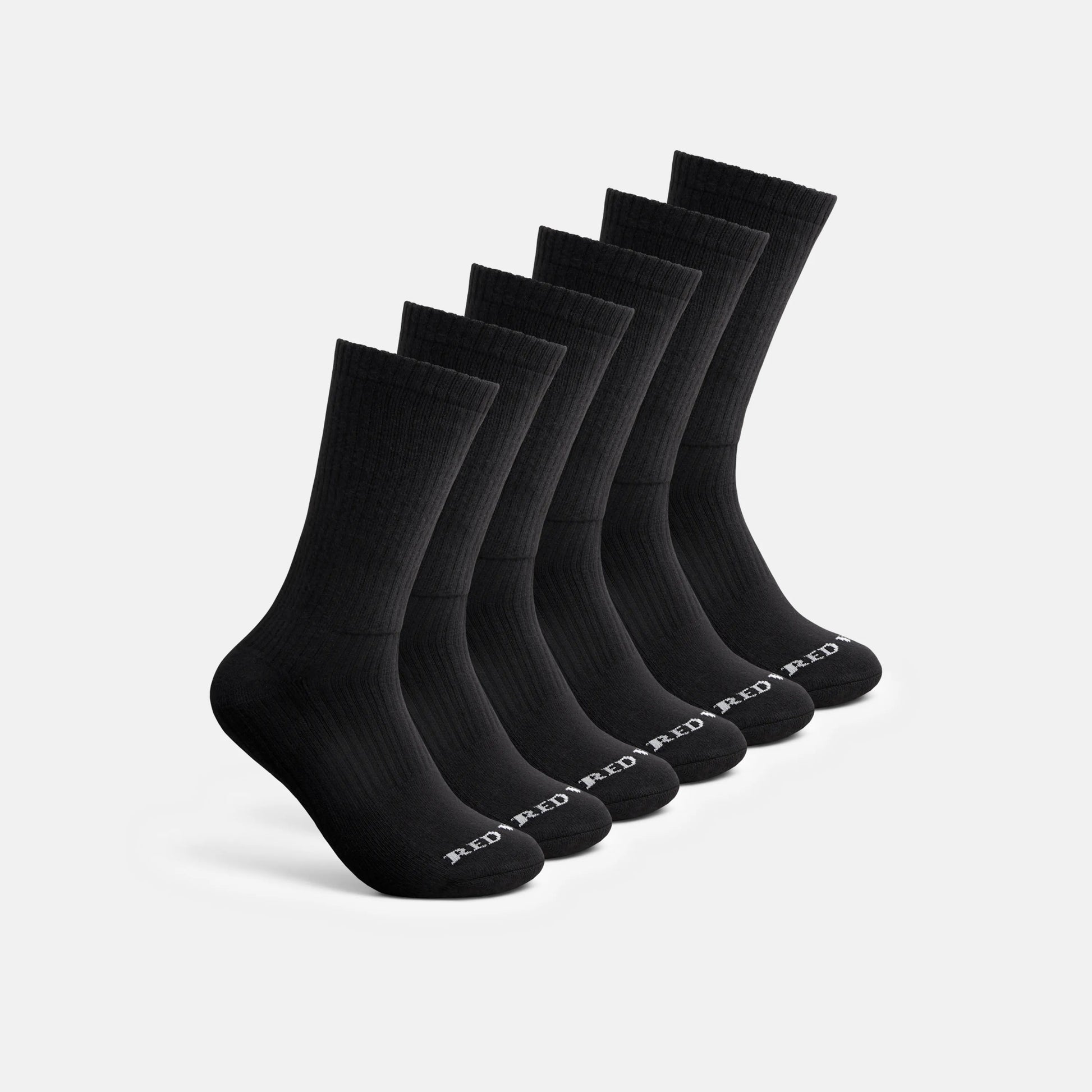 Red Wing Shoes | Unisex Cotton Blend Crew Sock in Black 97269