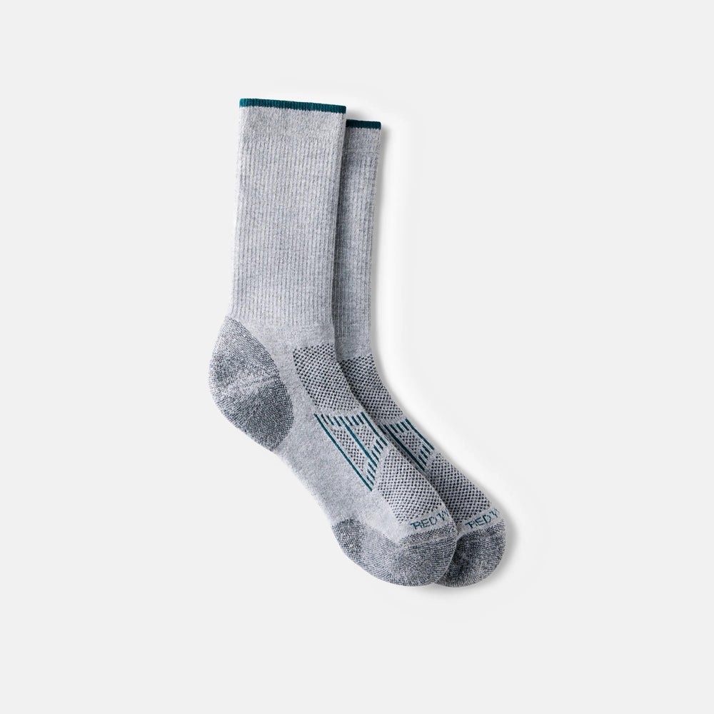 Red Wing Shoes | Unisex CoolMax® Blend Crew Sock in Gray 97397