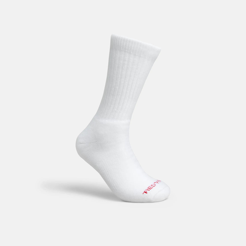 Red Wing Shoes | Unisex Acrylic Blend Crew Sock in White 97315