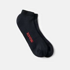 Red Wing Shoes | Unisex Breeze Nylon Low Cut Crew Sock in Black 97304