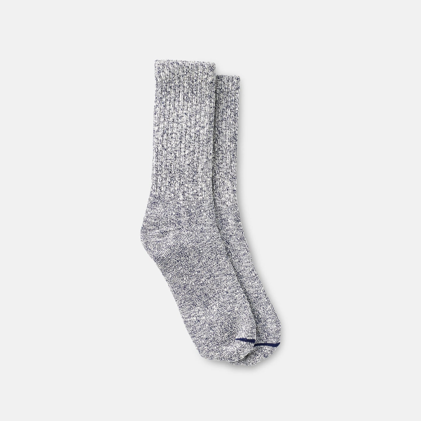 Red Wing Shoes | Unisex Cotton Blend Ragg Crew Socks in Navy/White Cotton Blend 97645 | Red Wing Heritage