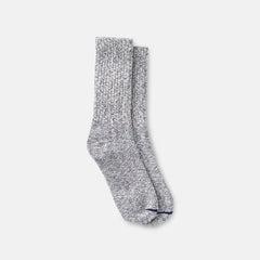 Red Wing Shoes | Unisex Cotton Blend Ragg Crew Socks in Navy/White Cotton Blend 97645 | Red Wing Heritage