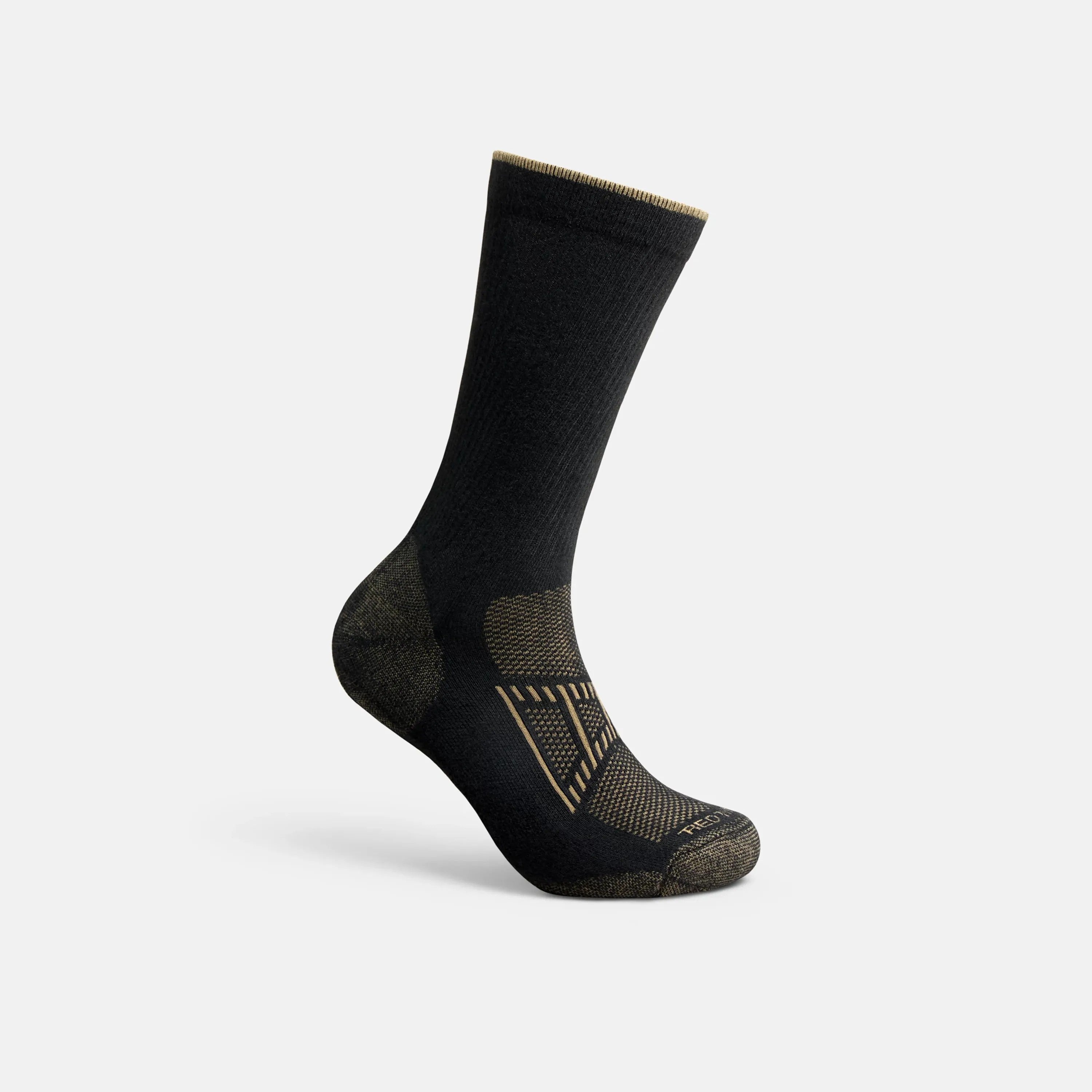Red Wing Shoes | Unisex CoolMax® Blend Crew Sock in Black 97397
