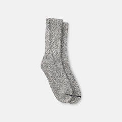 Red Wing Shoes | Unisex Cotton Blend Ragg Crew Socks in Black/White Cotton Blend 97644 | Red Wing Heritage