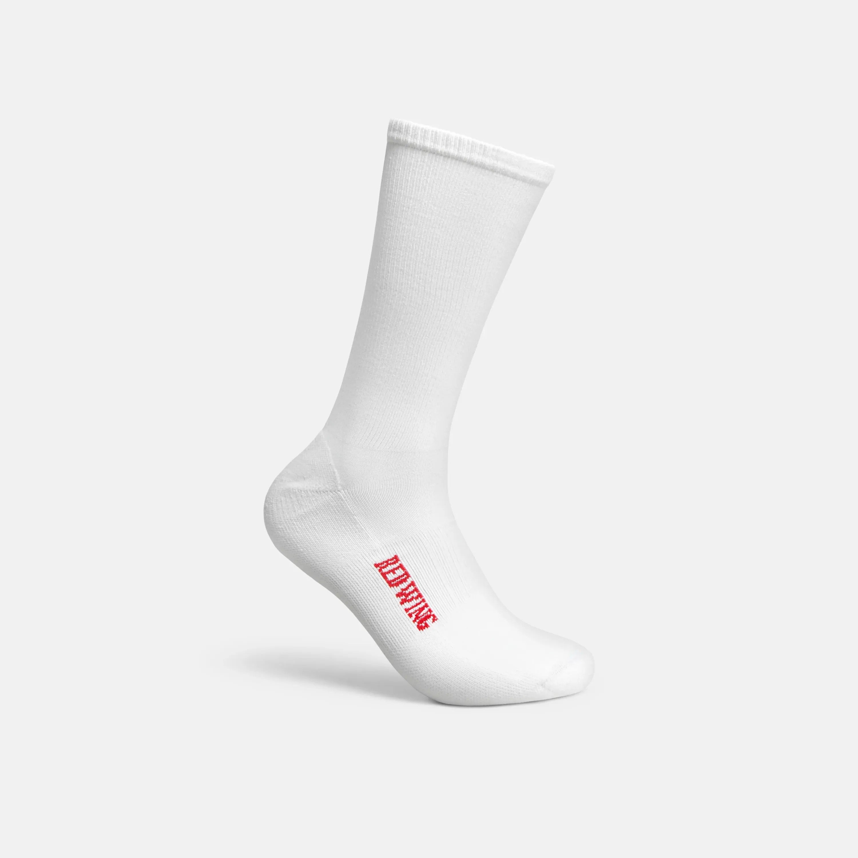 Red Wing Shoes | Unisex Breeze Nylon Crew Sock in White 97303