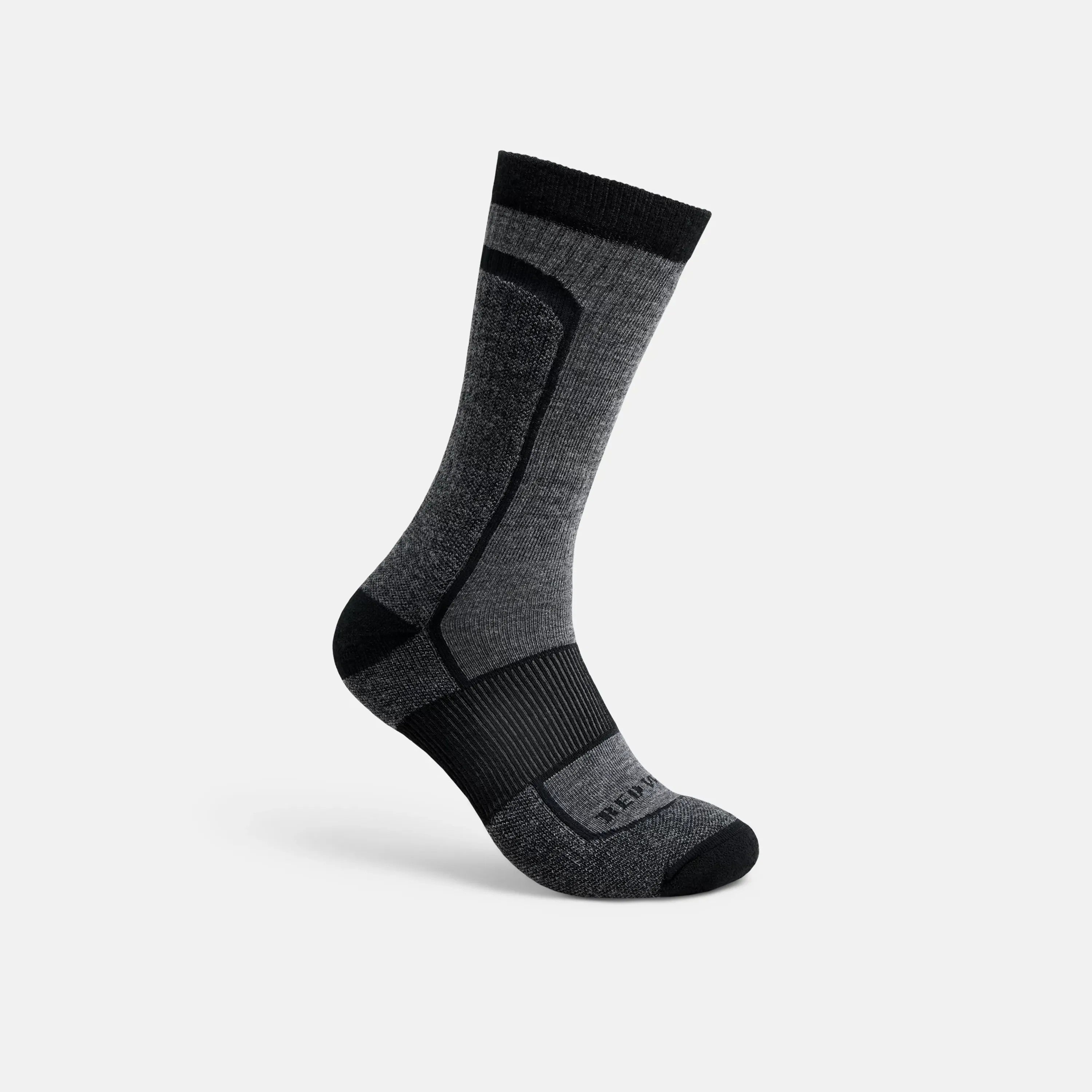 Red Wing Shoes | Unisex Merino Wool Blend Crew Sock in Black 97360